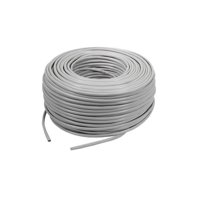 CABLE RESEAU FTP CAT6 BLINDE-ROULEAU 305M - GRIS