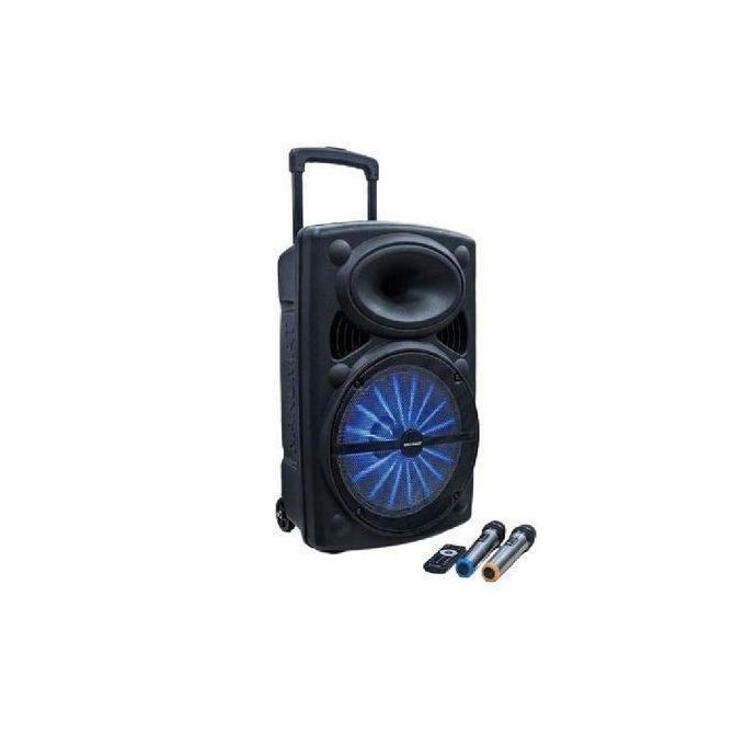ENCEINTE BLUETOOTH PORTABLE D12" + 2 MICROS + TREPIED