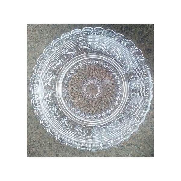 ASSIETTES CASSABLES TRANSPARENTES LOT DE 6