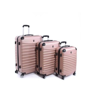 3 LOT VALISES EN POLYPROPYLENE