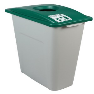 POUBELLE WASTE WATCHER 87L VERT PLASTIQUE