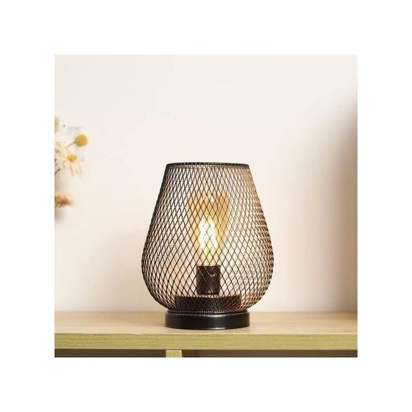 LANTERNE DE TABLE LED SANS FIL - NOIR