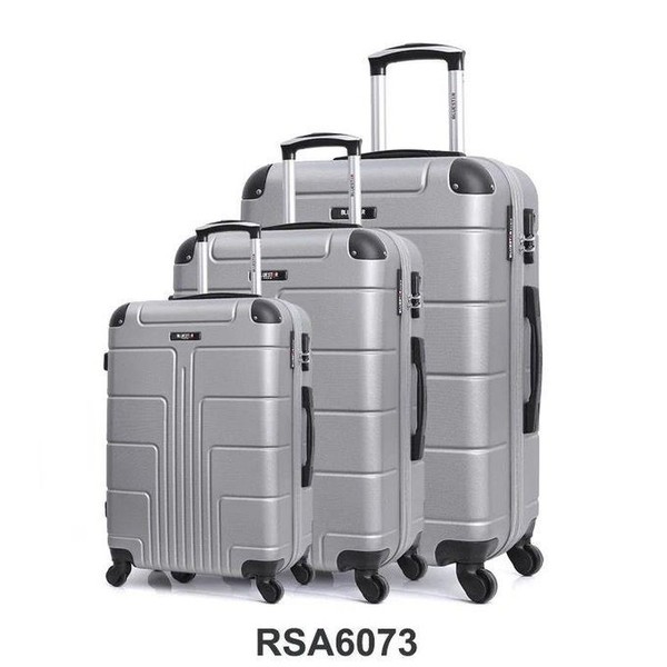 LOT DE 3 VALISES - 3 FORMATS - GRIS