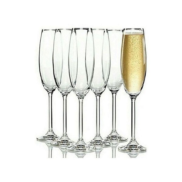 LOT DE 6 COUPES A CHAMPAGNE