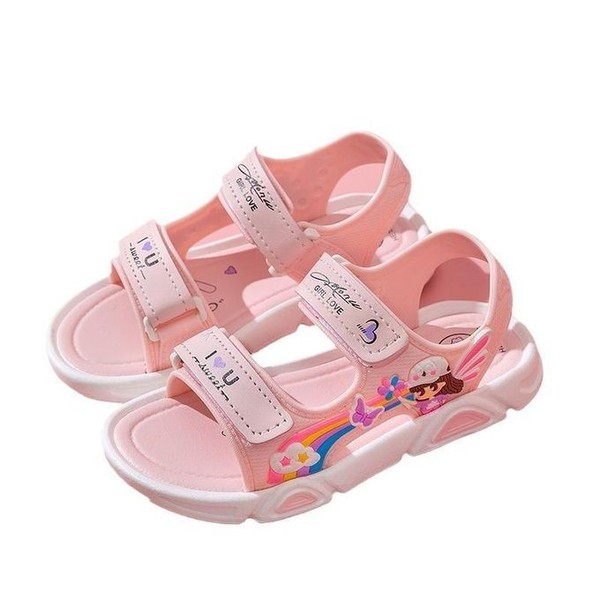 SANDALES PLATES FILLES  FERMETURE AUTOAGRIPPANTE